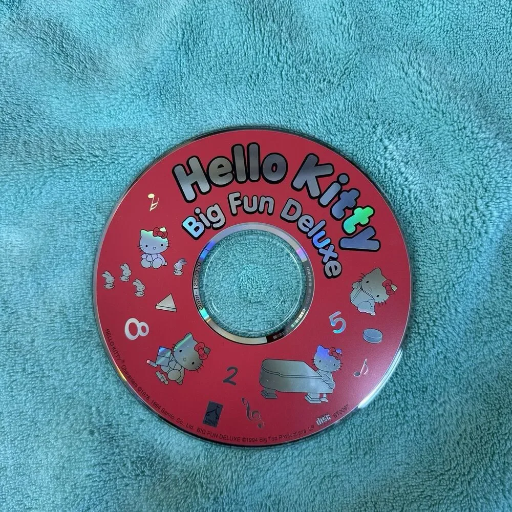 HELLO KITTY Big Fun Deluxe 1994 PC Game +1Clk Windows 11 10 8 7 Vista XP Install